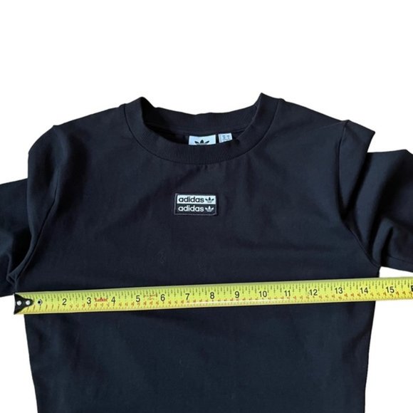 New Adidas Black Tee Dress Size Small - Picture 7 of 8